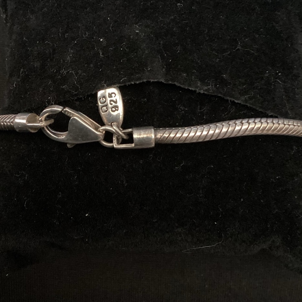 Reflection Beads Snake Design Charm Bracelet 925 … - image 7